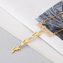 Baby Feet Mom Necklace