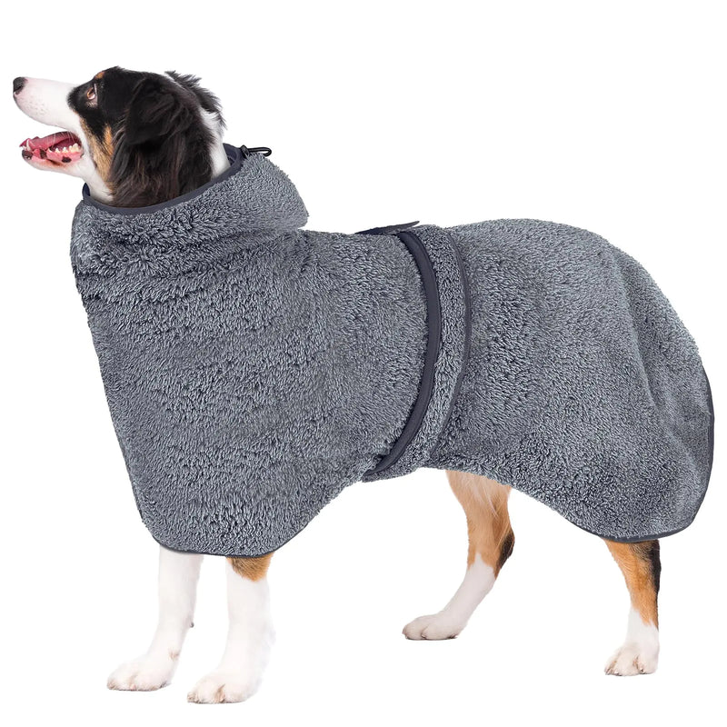 Absorbent Dog Bathrobe